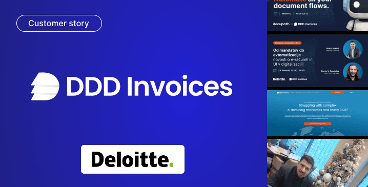 DDD Invoices and Deloitte webinar case study cover